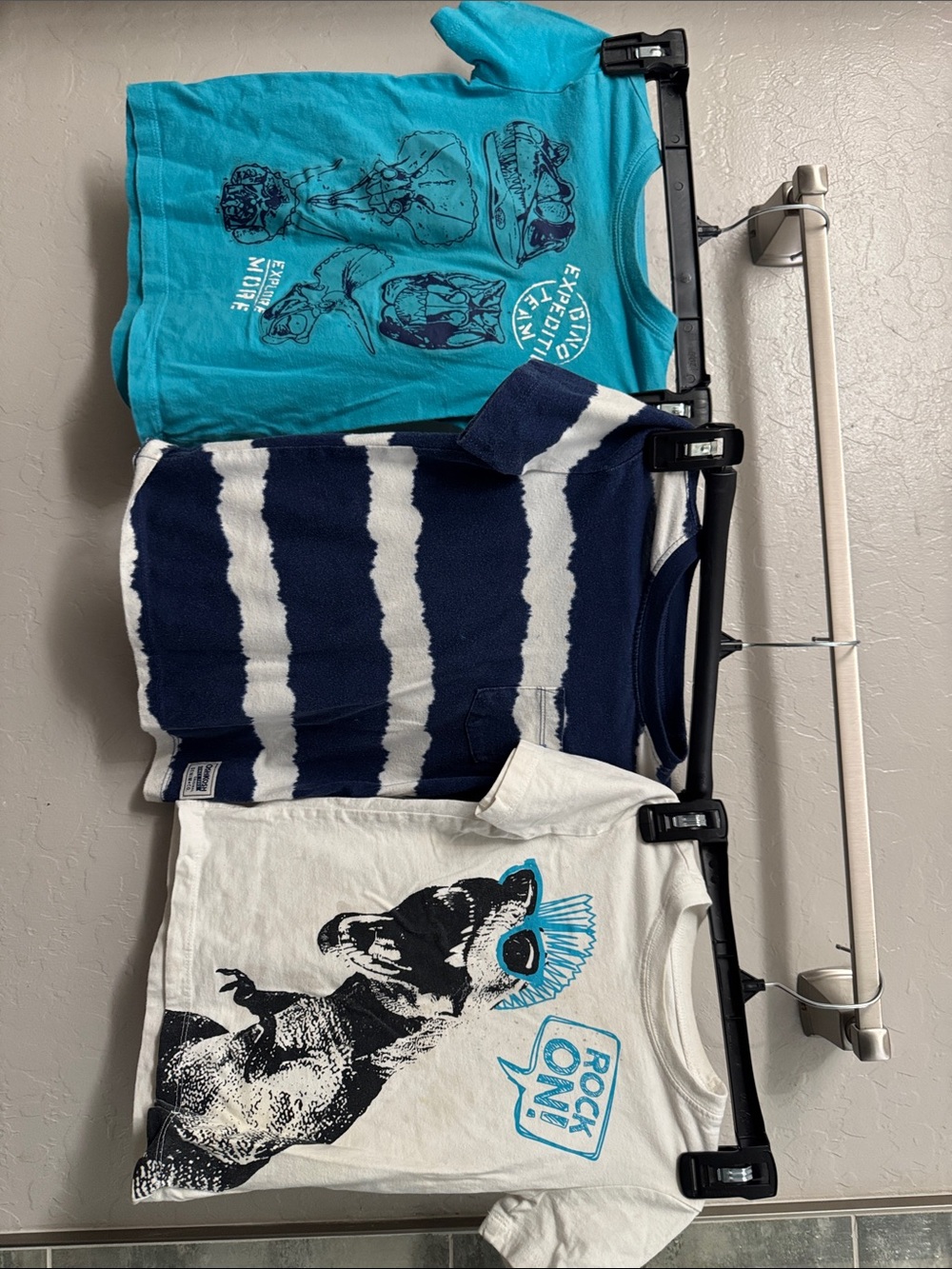 OshKosh B'gosh Turquoise, Navy & White Kids Tee Trio